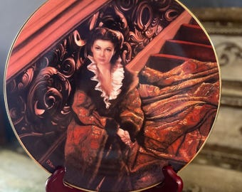 Set 2 Vintage, collectible 1991 Gone with the wind plates, marry me and waiting for Rhett.By Paul Jennis. 8.5&quot; diameter. Prestine condition.