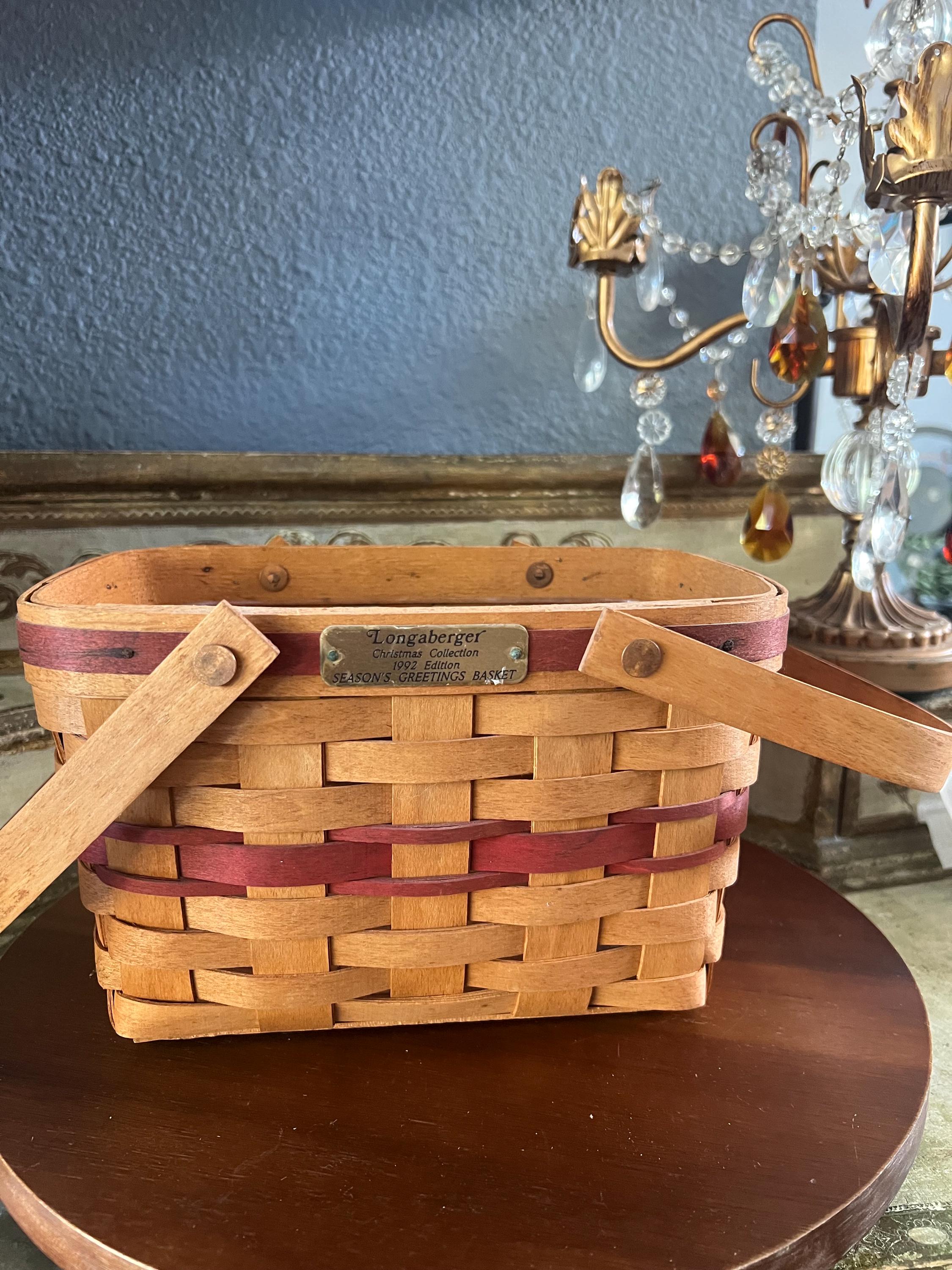 Vintage Longaberger Christmas Basket, 1992 Edition - Etsy