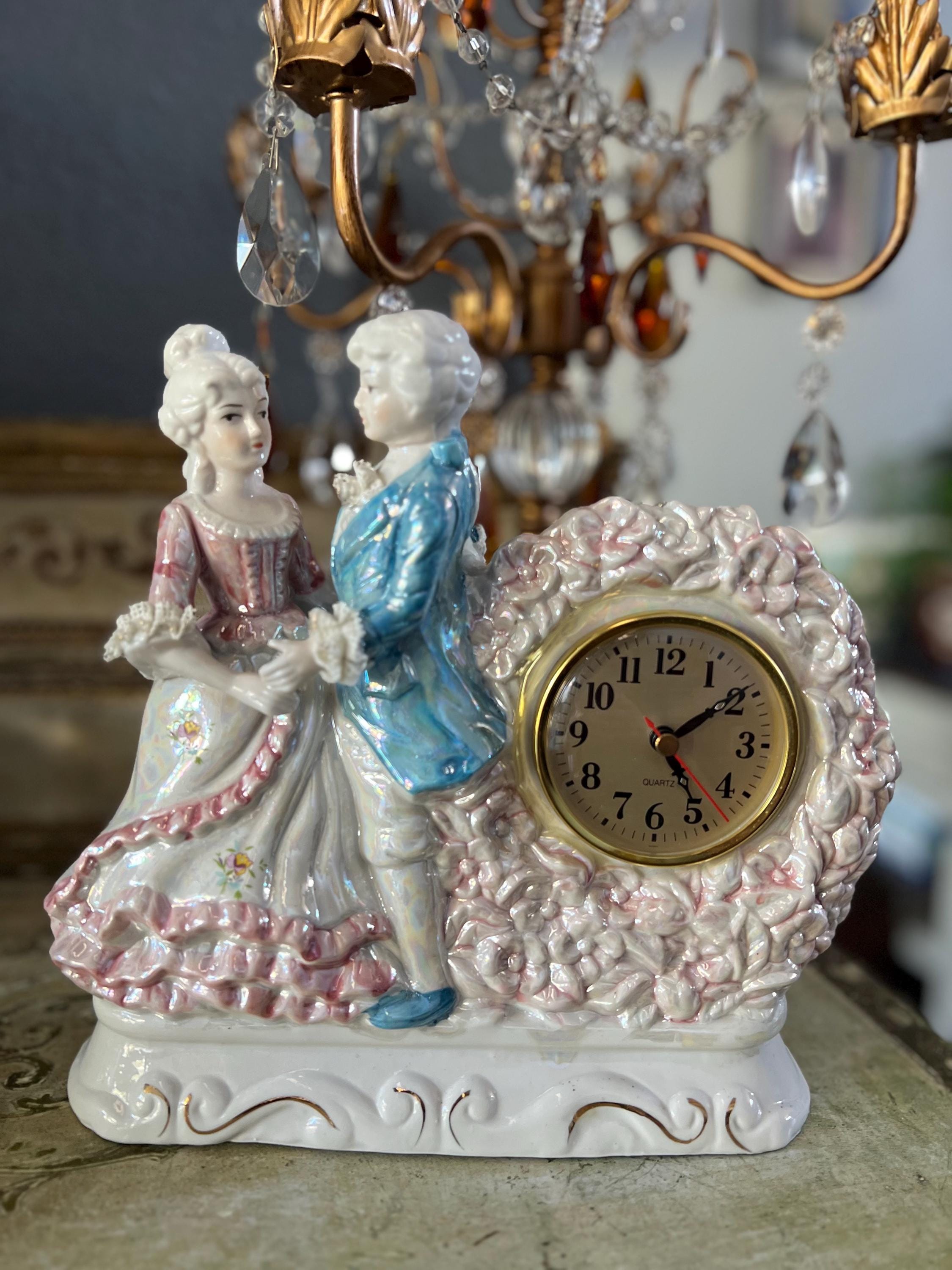 Sandizell Dresden ヴィンテージマントル時計 フローラル 【公式通販】