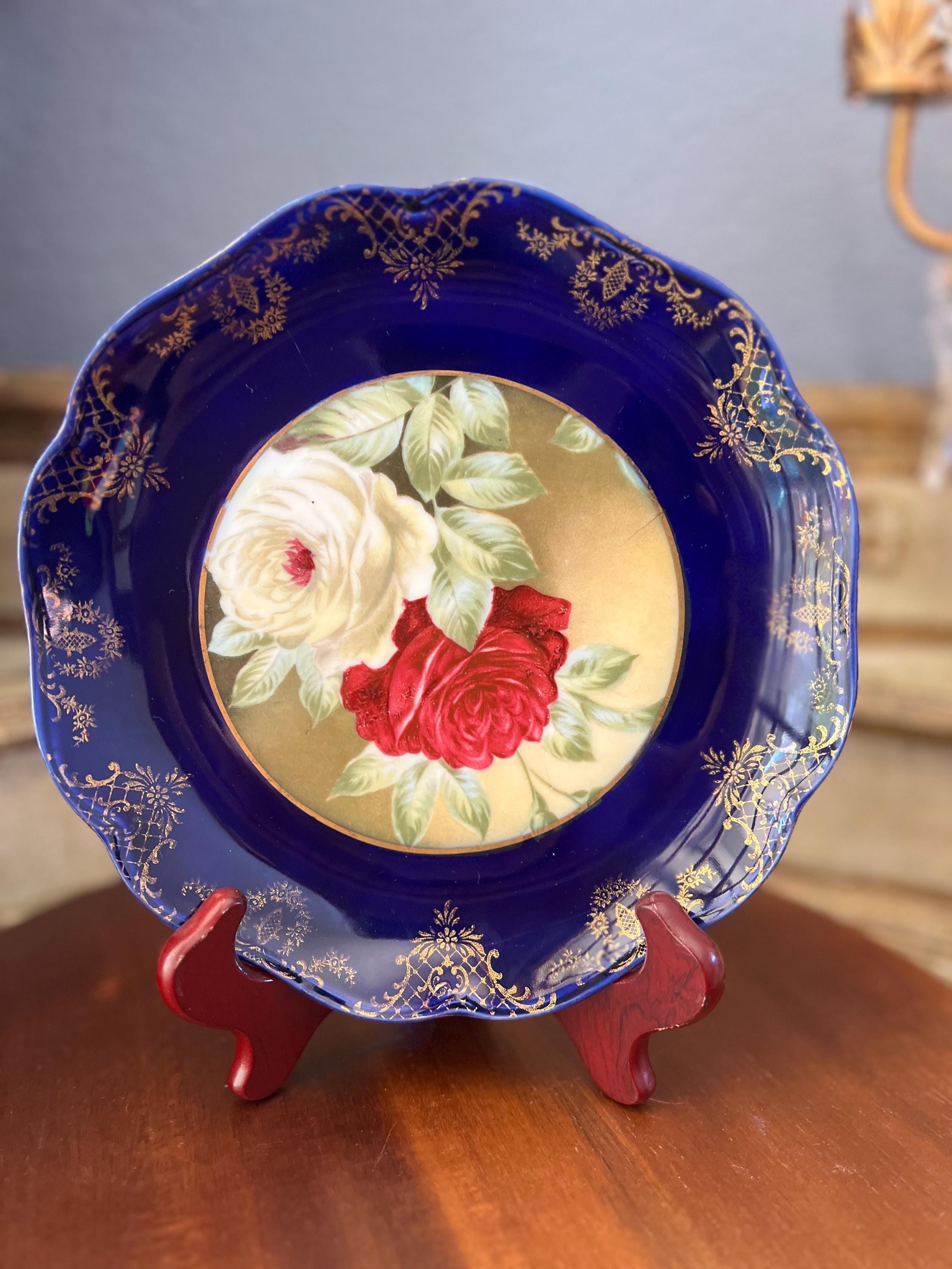 Rosenthal Blue Gold - Etsy