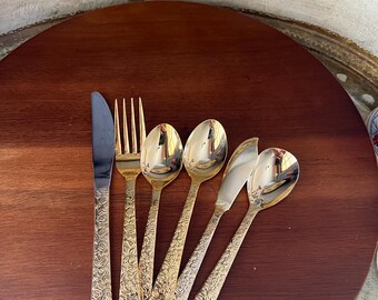 G. P. Japan, Golden Plated Stainless-steel Cutlery Set for