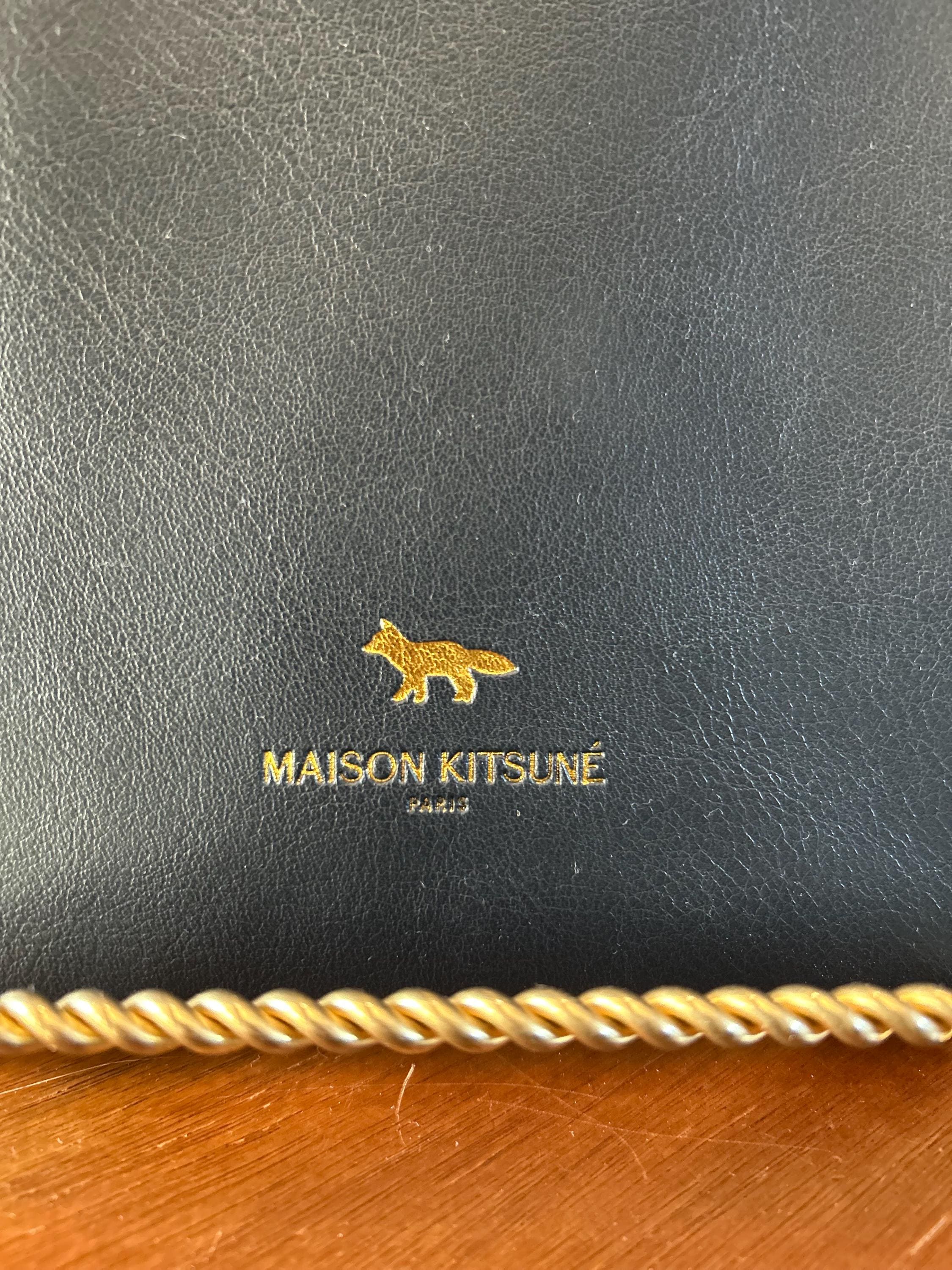 Vintage Maison Kitsune Pouch: JAL Japan Airlines Collaboration - Etsy
