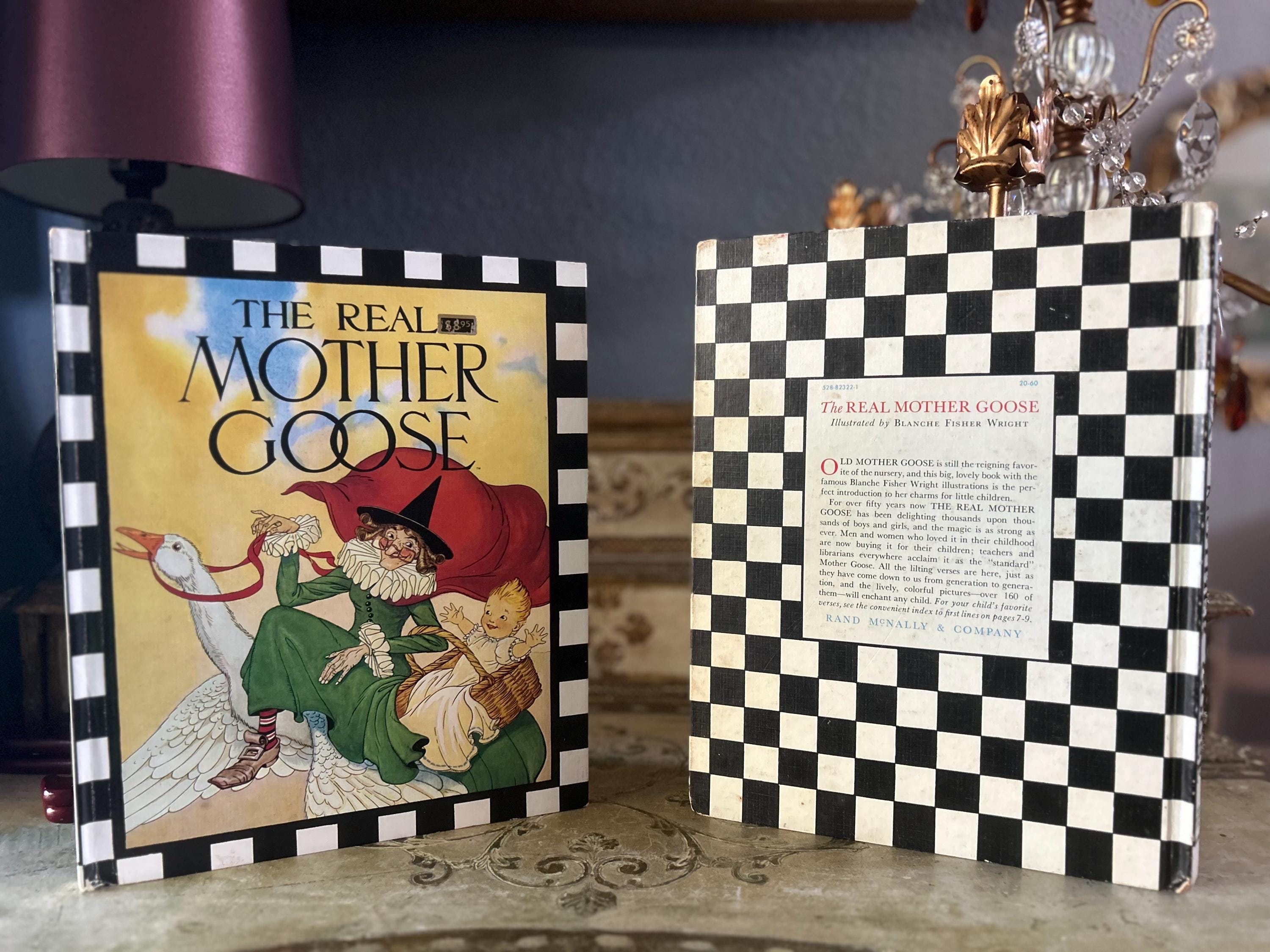 The Real Mother Goose-- Vintage @1944 Illustrated Children's Book