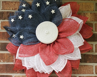 American Flower navy