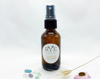 Face Spray met essentiële oliën - Energizing Aromatherapie Spray - Healing Crystal Fabric en Body Spray