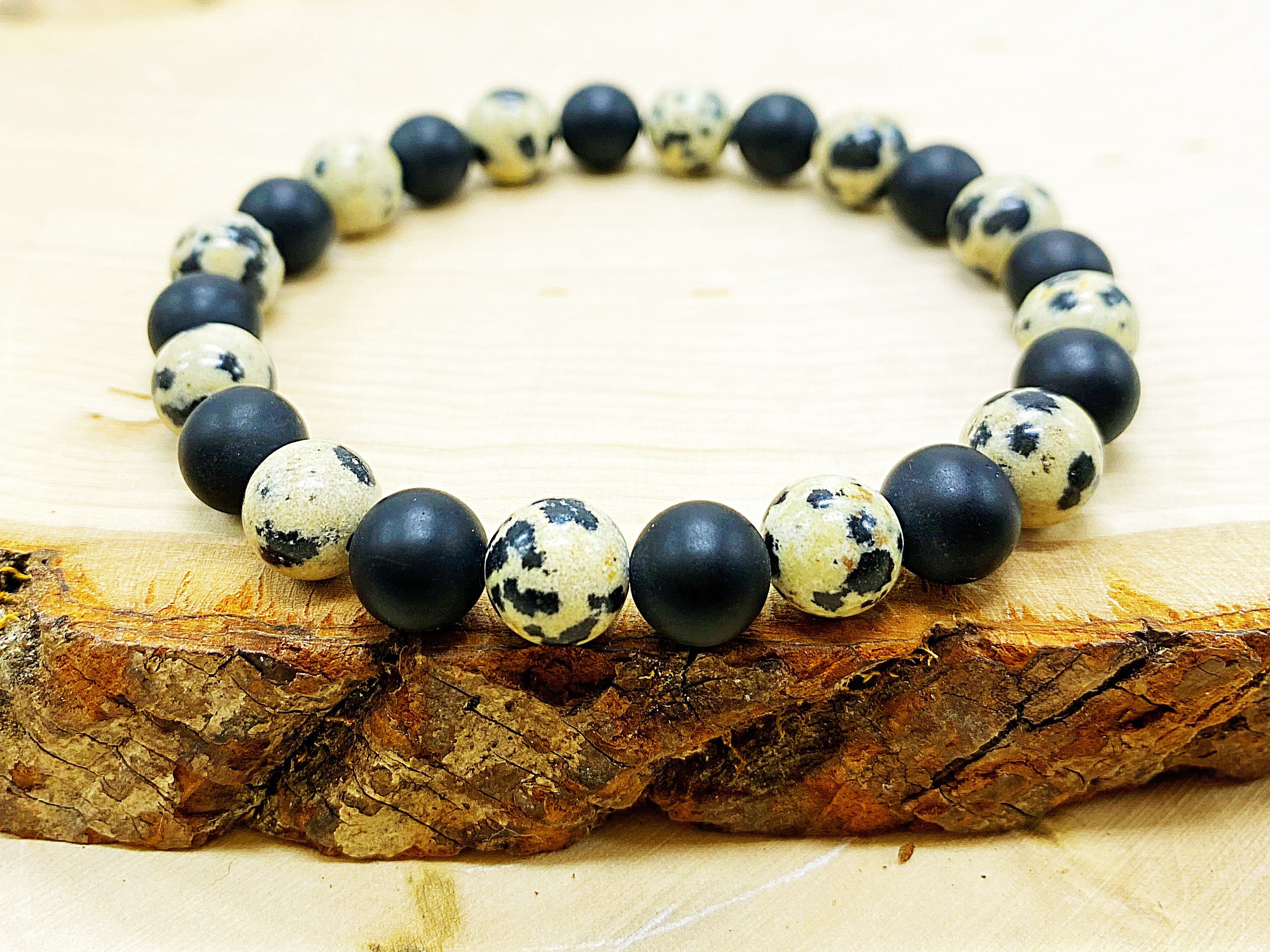 Stretch Bead Bracelet for Protection and Joy Healing Crystal Etsy