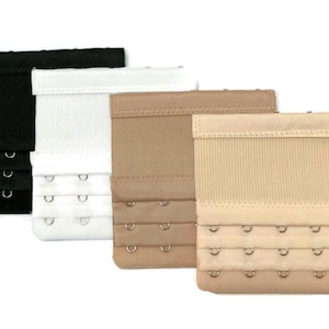 Bra Extender: 5 Hooks Elastic, Bra Saver Set of 4
