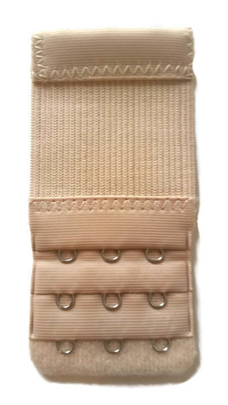 Set of 4 Narrow Bra Extenders 3 Hooks With Elastic Band Half Etsy