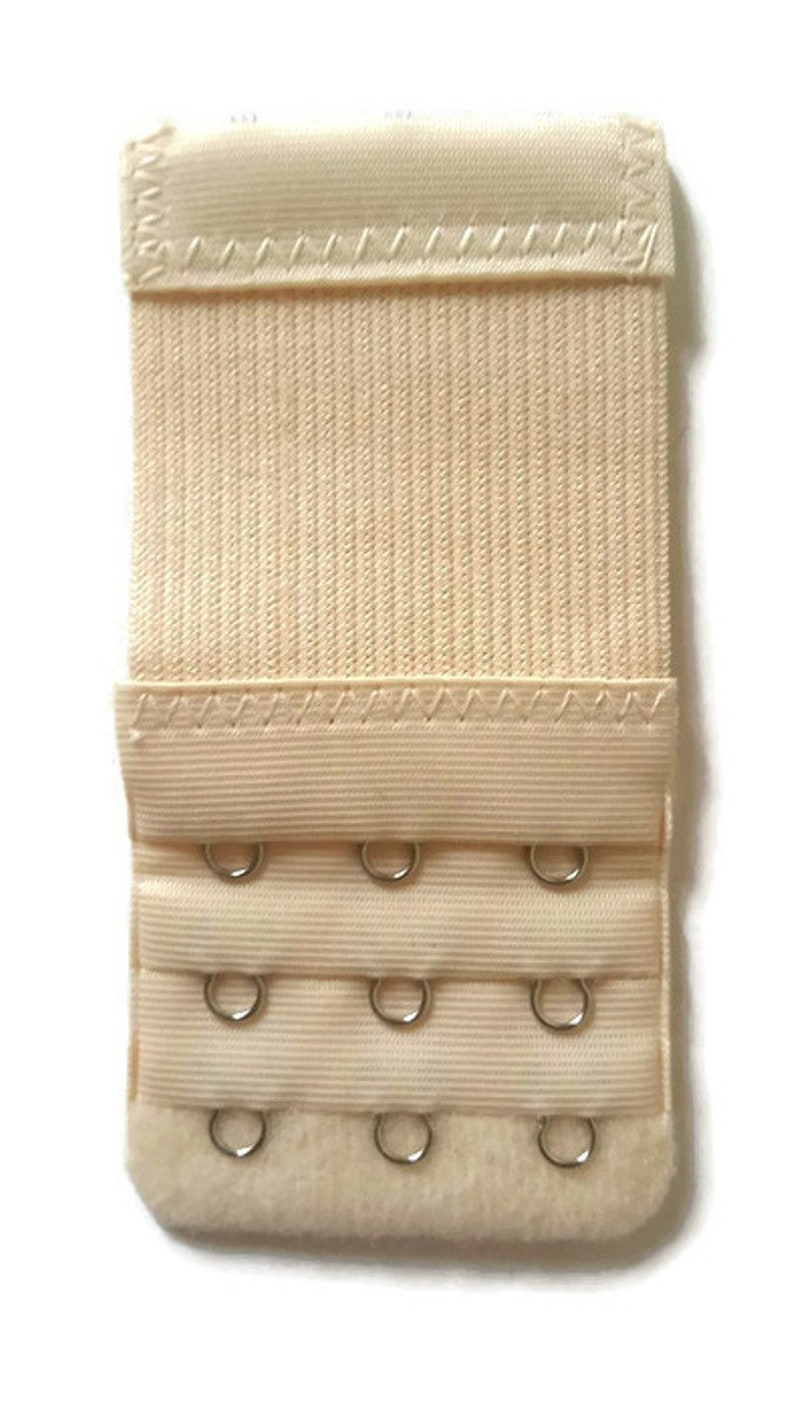 Set of 4 Narrow Bra Extenders 3 Hooks With Elastic Band Half Etsy Canada