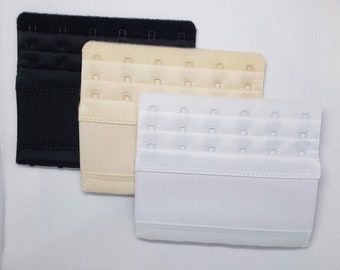 3 Bra Extenders 6 Hooks With Elastic Free Shipping