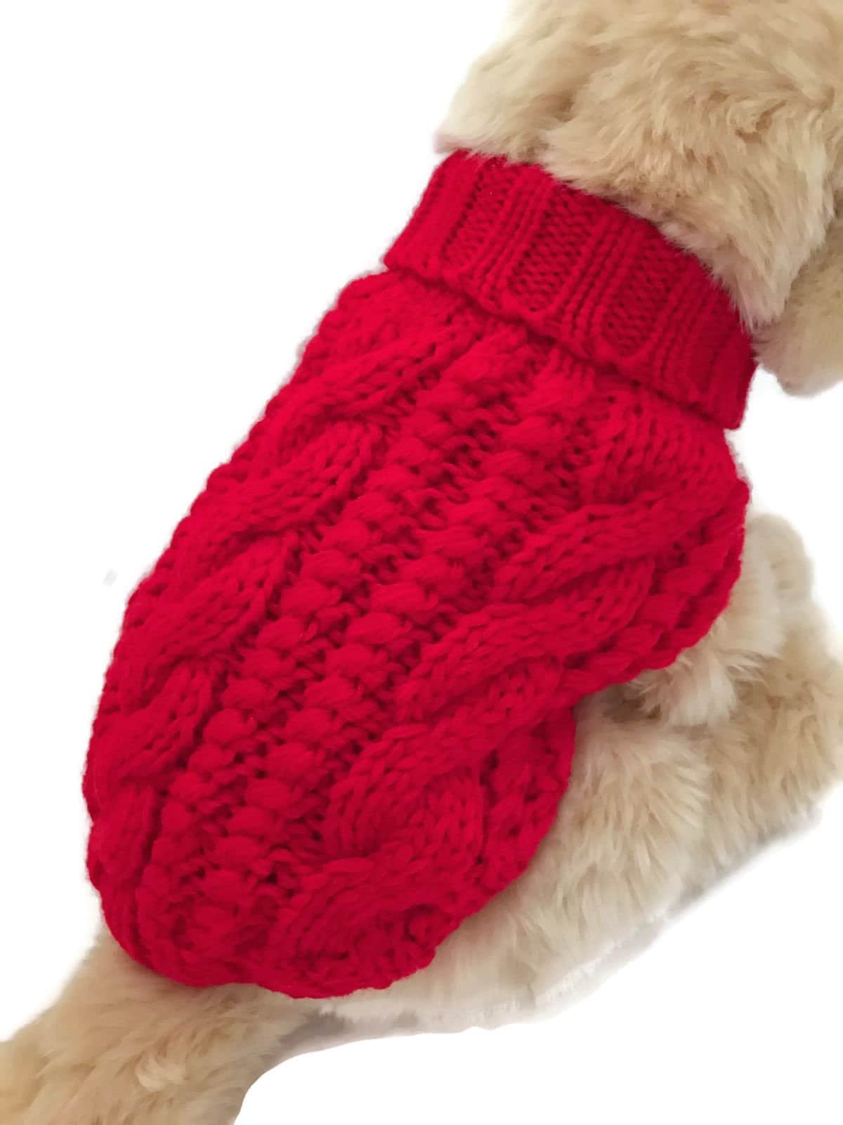 Knitted shop dog boots