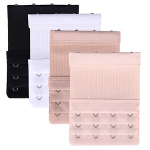 2 3 4 5 Hooks 3 Rows Elastic Bra Extender Bra Back Adjustable