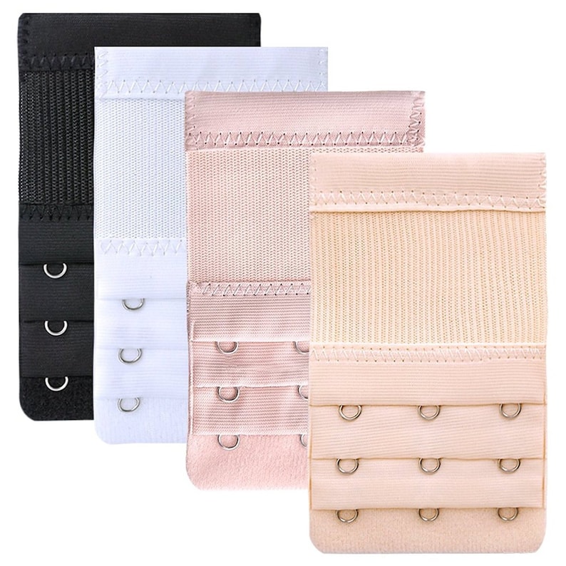 3 Hooks Bra Extender With Elastic or Standard Fast N Free Etsy