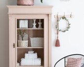 Shabby Chic Glass Showcase quot Mia quot