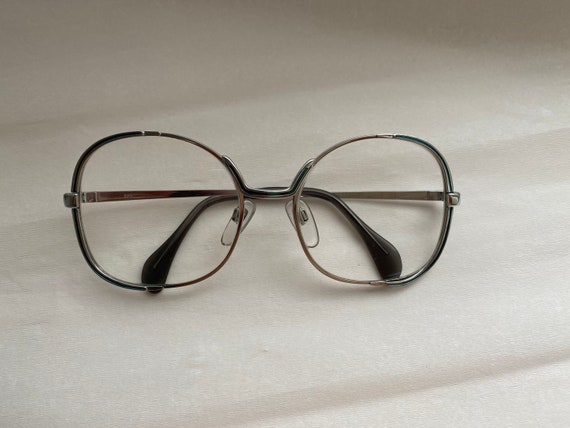 ATRIO Vintage Metallic 330 Glasses with blue ename
