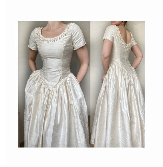 pure silk wedding dress