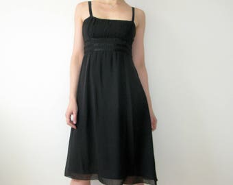 1.2.3 Paris Black silk Dress