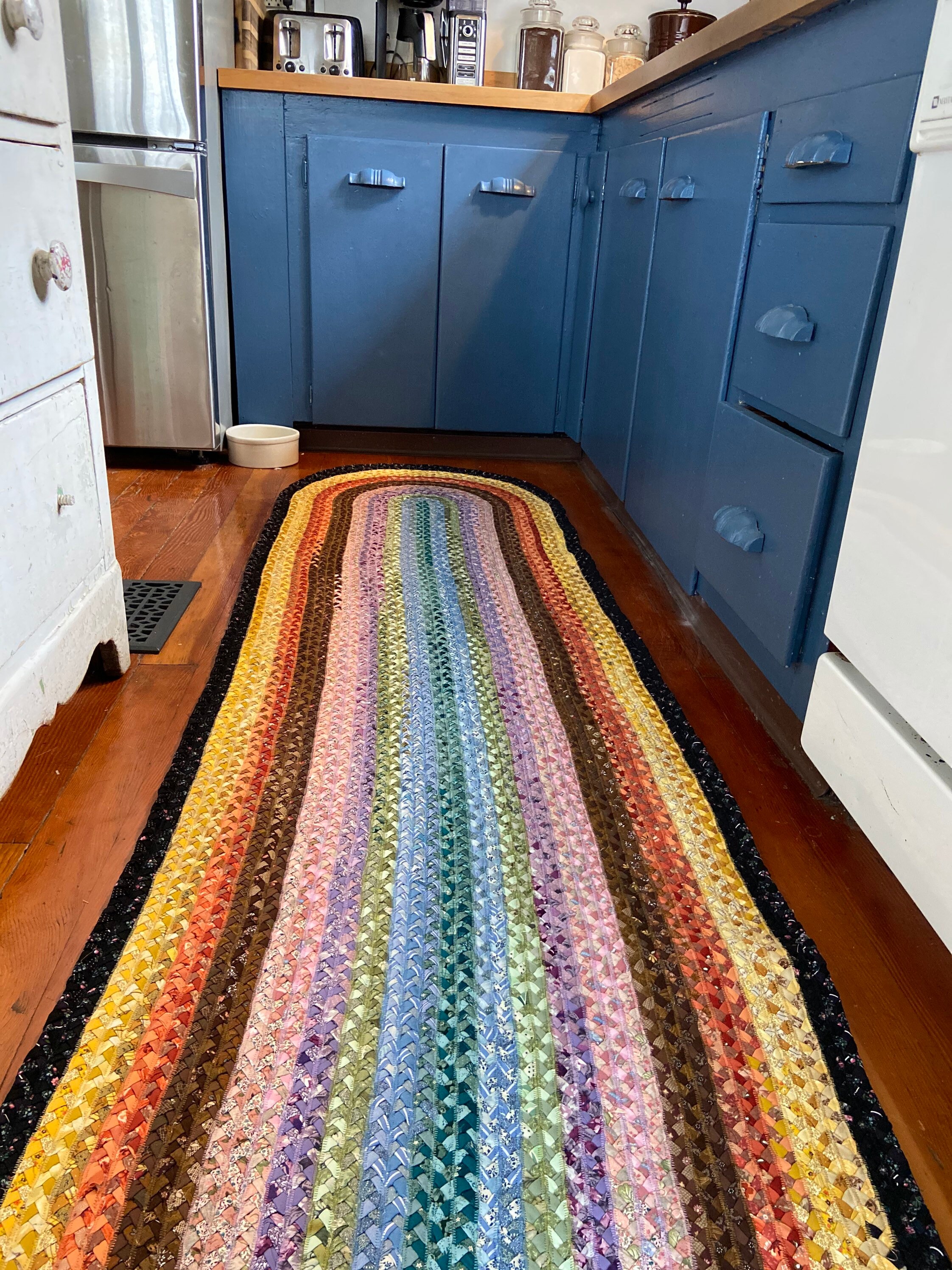 Braided floor runner 26 inches by 8 feet long Etsy