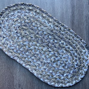Gray Braided table 19x11”