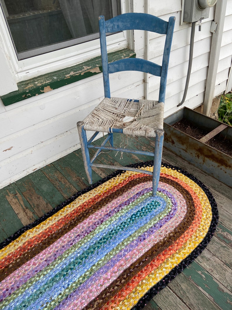 Braided Floor Runner 26 Inches by 8 Feet Long Etsy