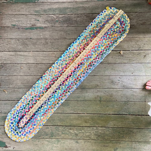 Colorful table runner shops 44x9”