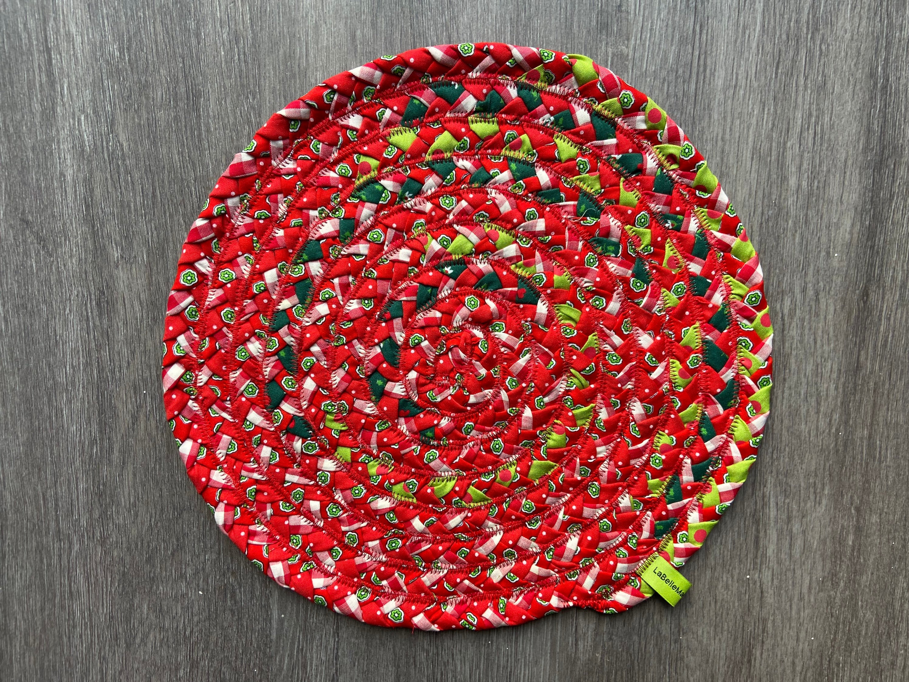 Christmas tablemat 12”