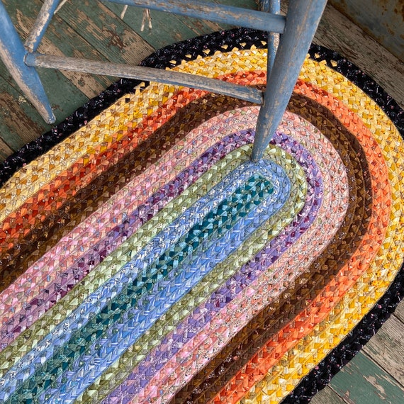 Braided Floor Runner 26 Inches by 8 Feet Long Etsy