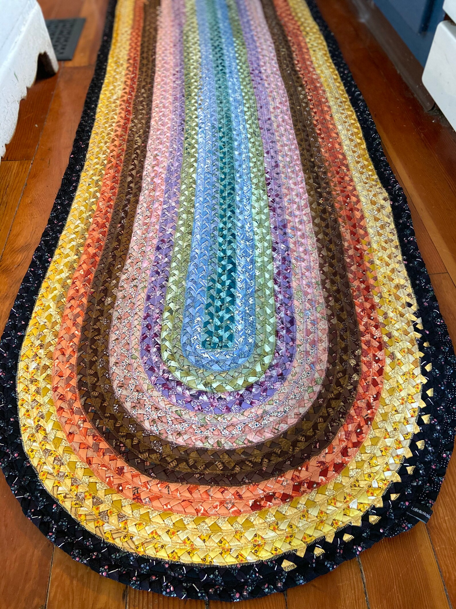 Braided Floor Runner 26 Inches by 8 Feet Long Etsy