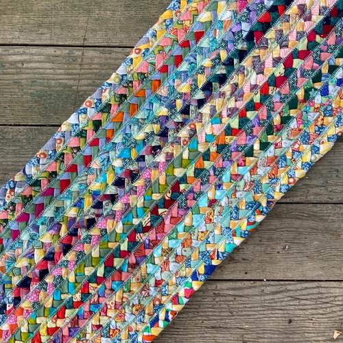 Colorful table runner shops 44x9”