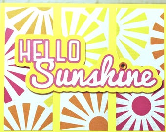 Hello Sunshine Card: Cheery Greeting Card