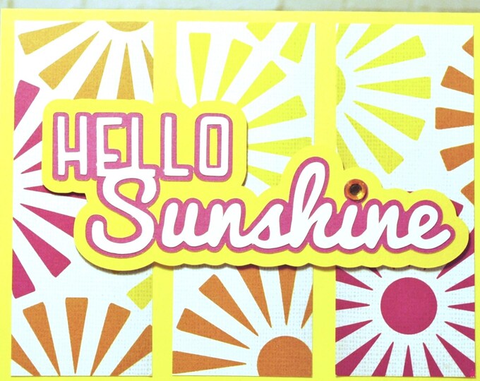 Hello Sunshine Card: Cheery Greeting Card