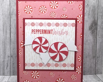 Christmas Card - Peppermint Wishes 2