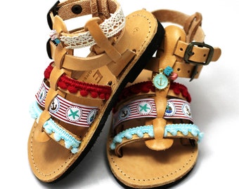 Unisex Kids' Shoes perfect as Summer Sandals/ Decorated sandals/ Toddler Sandals.