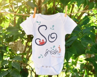 So Fresh Bodysuit, Baby Girl, Funny Baby Bodysuit, Baby Boy, New Baby Gift, Newborn gift, Baby clothes, Baby Shower Gift, Baby Announcement