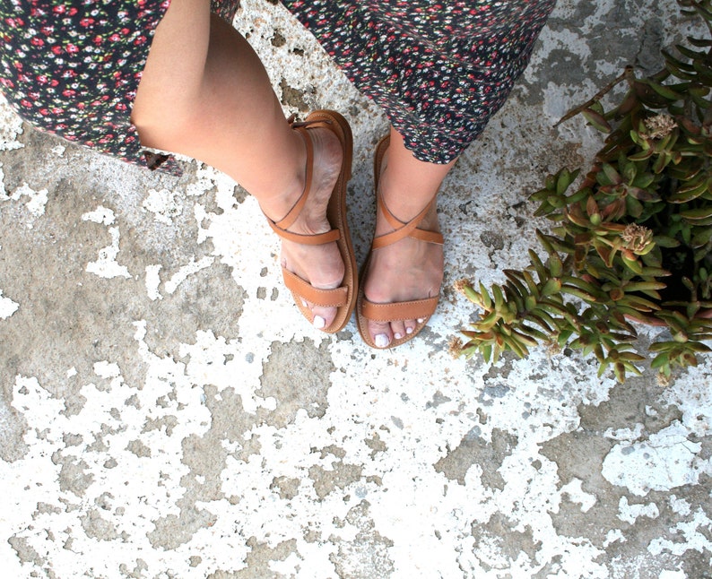 female hand made sandals