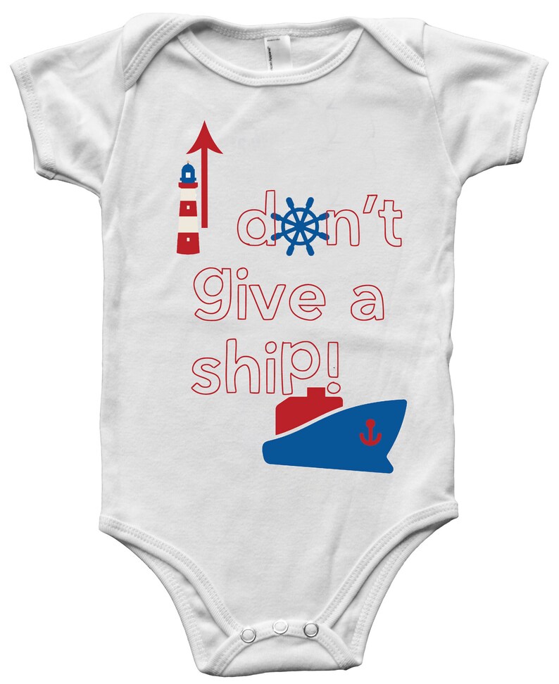 Nautical baby outfit Summer baby clothes, quote funny I dont give a ship and nautical items graphic and gladiator sandals for baby boy image 6