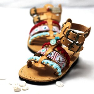 Unisex Kids' Shoes perfect as Summer Sandals/ Decorated sandals/ Toddler Sandals. image 9