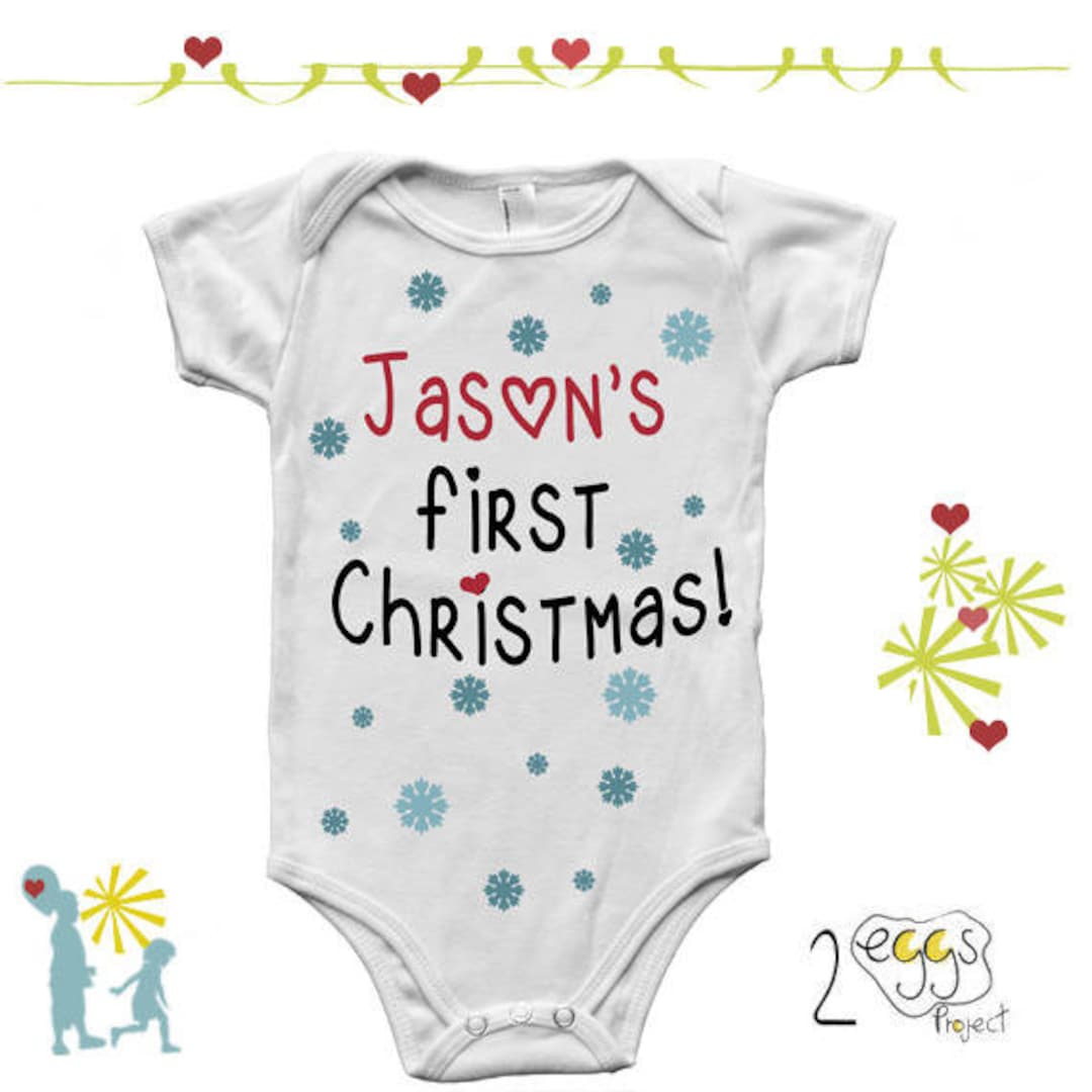 First Christmas Baby Clothes, Christmas Gifts, Newborn Christmas