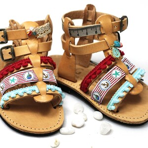 Unisex Kids' Shoes perfect as Summer Sandals/ Decorated sandals/ Toddler Sandals. image 5