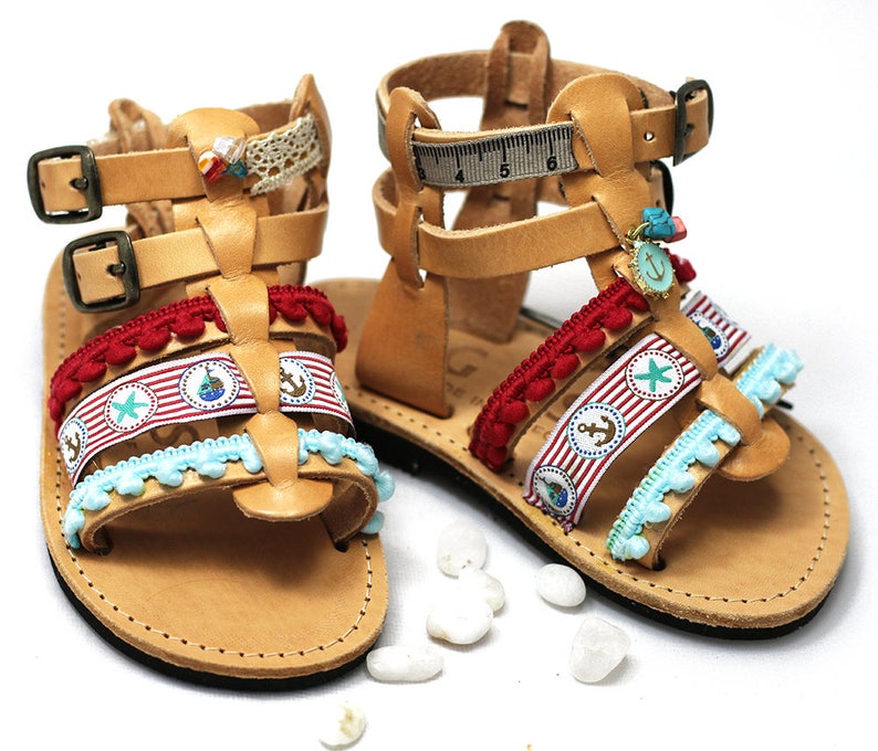 Unisex Kids' Shoes perfect as Summer Sandals/ Decorated sandals/ Toddler Sandals. image 5