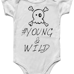 Gift for baby boy Bodysuit with quote Young & wild and handmade sandals made in Greece make hipster baby boy coming home outfit image 3