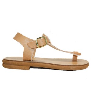 Unisex thong sandals kids/ Leather Grecian make perfect image 6