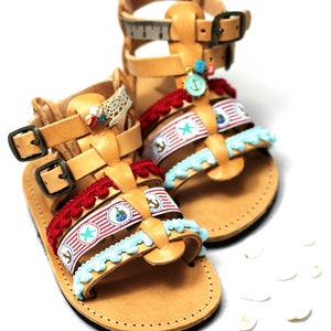 Unisex Kids' Shoes perfect as Summer Sandals/ Decorated sandals/ Toddler Sandals. image 6