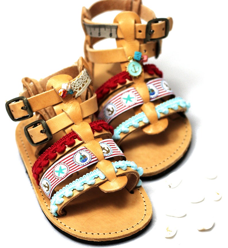 Unisex Kids' Shoes perfect as Summer Sandals/ Decorated sandals/ Toddler Sandals. image 6