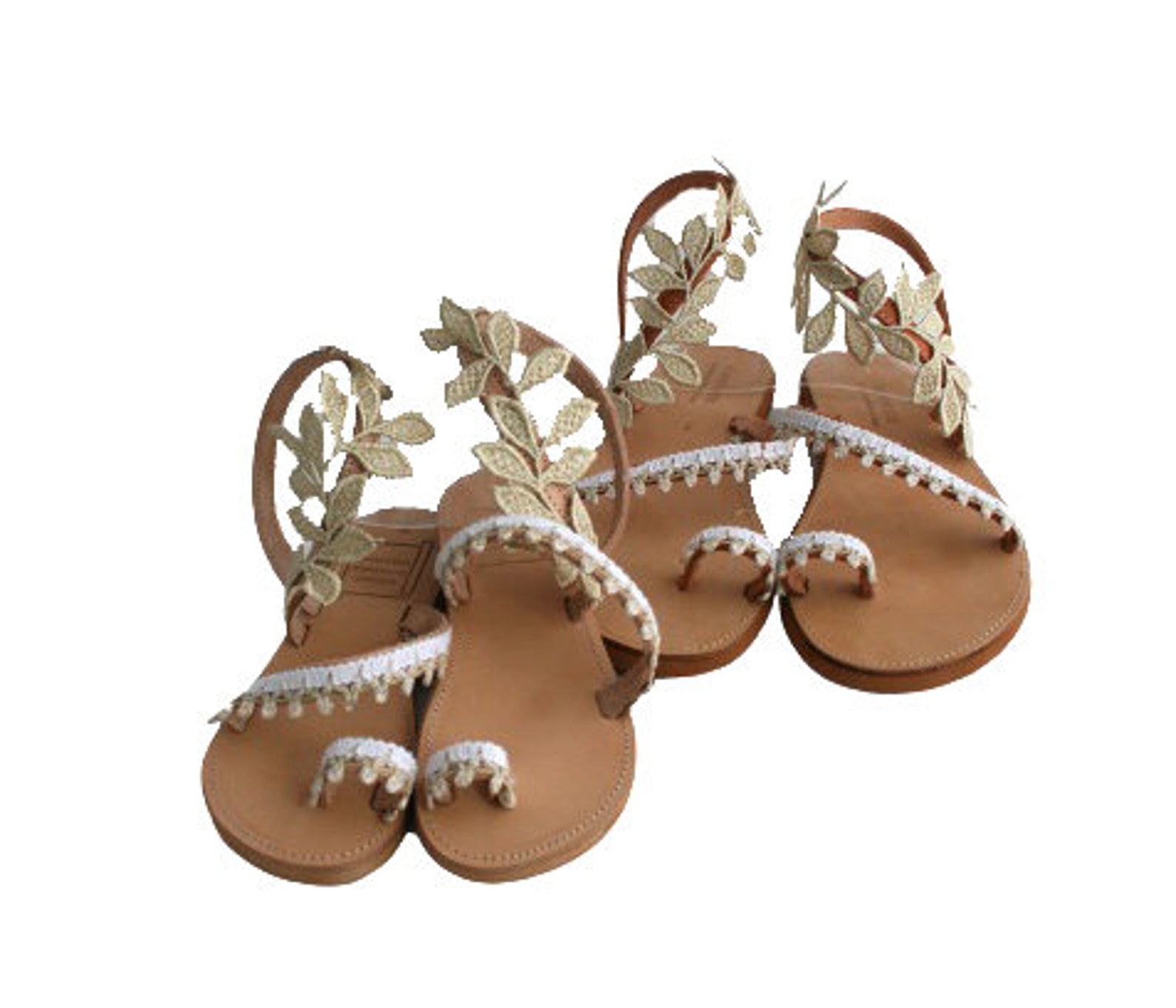 gold lace sandals