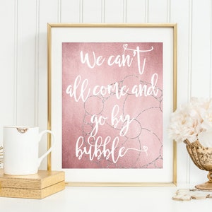 we can&#39;t all come and go by bubble, digital download, wicked the musical, glinda quote, elphaba quote, wall art, wall decor, wicked, musical