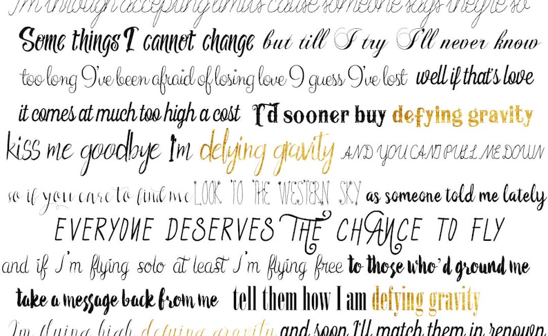 Wicked Musical Defying Gravity Lyrics