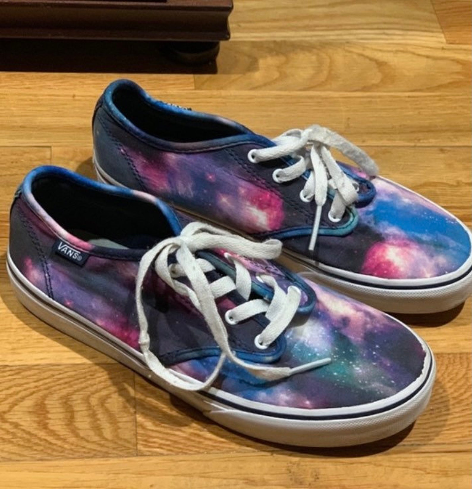 Girls 5 Astronomy Vans Camden Sneakers Astronaut - Etsy