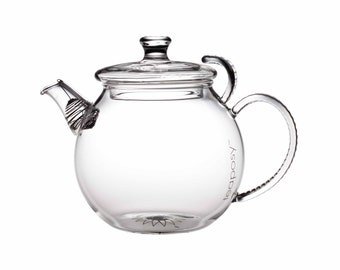 Translucent Blown Glads Tea Pot 24oz Daydream Glass Teapot