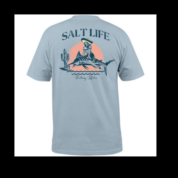 XL Salt Life Fishing Rodeo Short Sleeve Tee Marlin Ride 